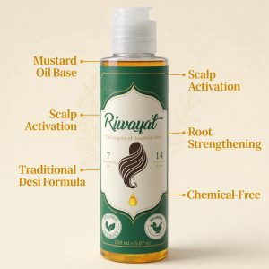 Home organic hair oil